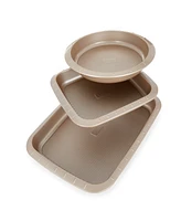 BergHOFF Balance 3-Piece Nonstick Carbon Steel Cake Pan Set