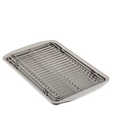 Circulon Bakeware 10" x 15" Baking Sheet Pan & Expandable Cooling Rack 3-Pc. Set