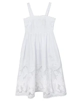 Rare Editions Big Girls Embroidered Lace Effect Maxi Dress
