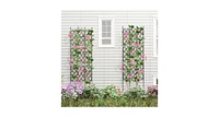 3-Pack Outdoor Plant Support Frame for Raised Garden Bed