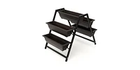 3 Tier Patio Raised Garden Bed Planter Boxes Herbs Flowers Vegetables