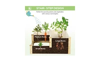 Wooden Garden Bed for Outdoor Planting Elevated, Durable, and Stylish