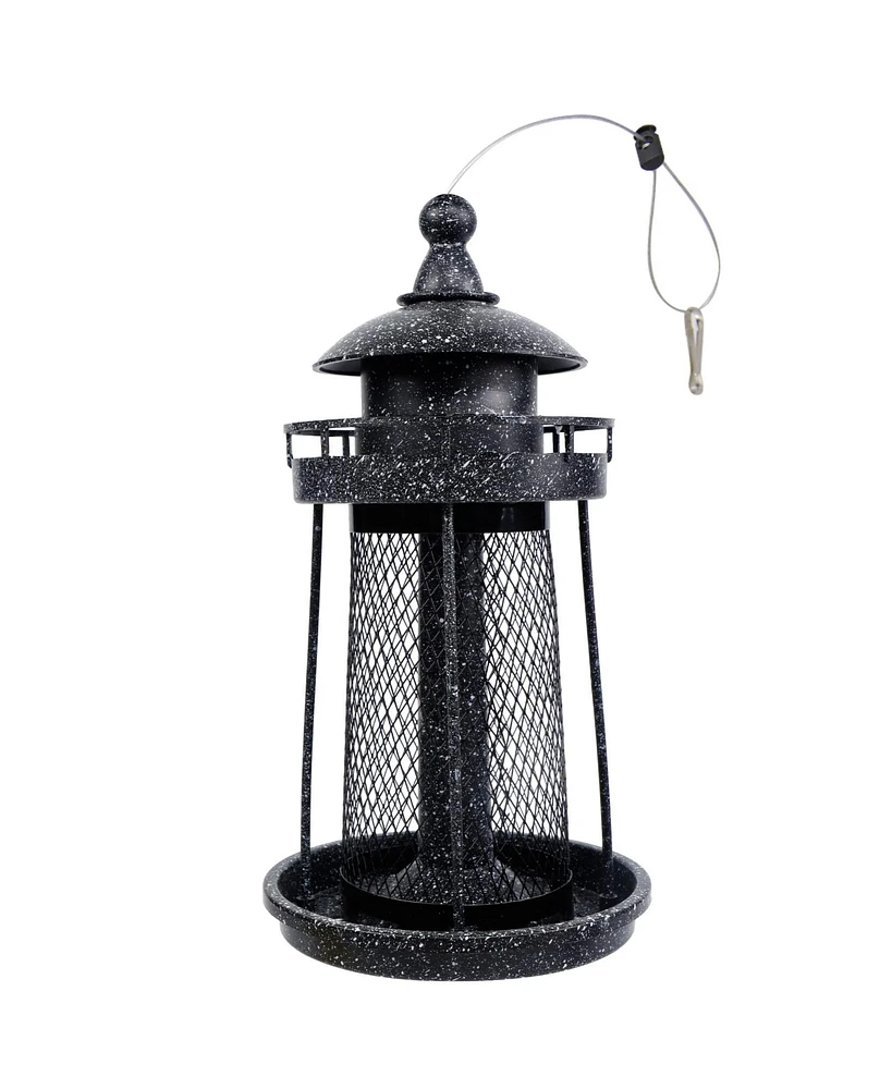 Twinkle Star Hanging Wild Bird Feeder Panorama Gazebo Lighthouse Design