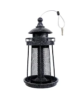 Twinkle Star Hanging Wild Bird Feeder Panorama Gazebo Lighthouse Design