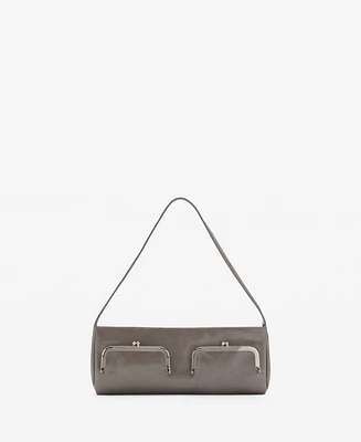 Mango Women's Pochette Pockets Shoulder Bag