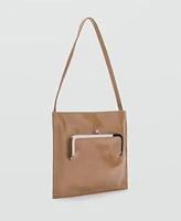 Mango Women's Pochette Pocket Shoulder Bag
