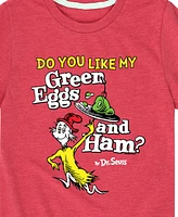 Hybrid Toddler Boys Dr. Seuss Green Eggs Ham Graphic T-Shirt