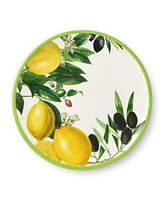 Certified International Limone Melamine 6-Pc. Salad Plates, Service For 6