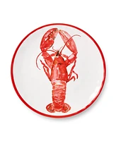 Certified International Beach House Lobster Melamine 6-Pc. Dinner Plates, Service For 6