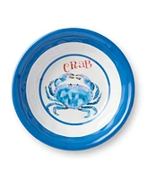 Certified International Beach House Crab Melamine 6-Pc. All-Purpose Bowls, Service For 6