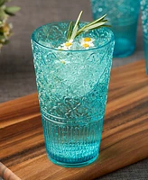 Certified International Victoria Acrylic Ice Tea Glasses