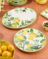 Certified International Limone Melamine Platters, Set of 2