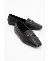 Iridessa Leather Flat Loafers (Women)