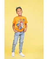 Paw Patrol Boys Nickelodeon Chase Marshall Rubble Rocky 4 Pack Graphic T-Shirts to