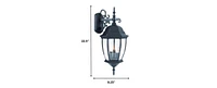 Hanging Lantern Wall Light – Decorative Ornamental for Patio & Yard
