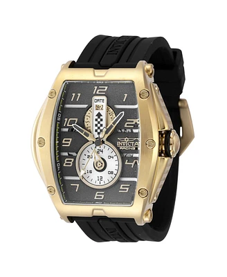 Invicta Men's 47386 Invicta Racing Quartz Multifunction Black, White, Silver, Gold Dial Watch