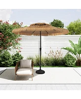 Mondawe Ft Hawaiian Beach Parasol Outdoor Umbrella