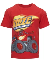 Blaze and the Monster Machines Toddler Boys Nickelodeon 2 Pack T-Shirts