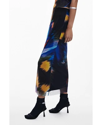 Desigual Women's Skirt designed by Mr. Christian Lacroix
