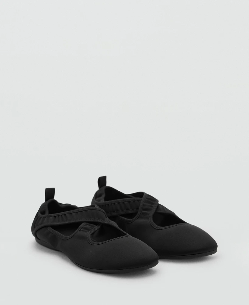 Mango Women's Cross-Sport Ballet Flats