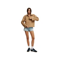 Cotton On Women's Drew Faux Suede Jacket