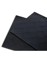 Dainty Home Modena Reversible Premium Leather 12" x 18" Rectangular Placemats Set of 4