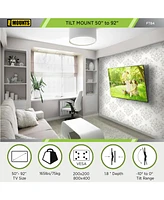 ProMounts Tilting Tv Wall Mount For 50" to 92" TVs Holds Up to 165lbs