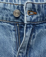 Mango Women's Wide Leg Pleated Jeans