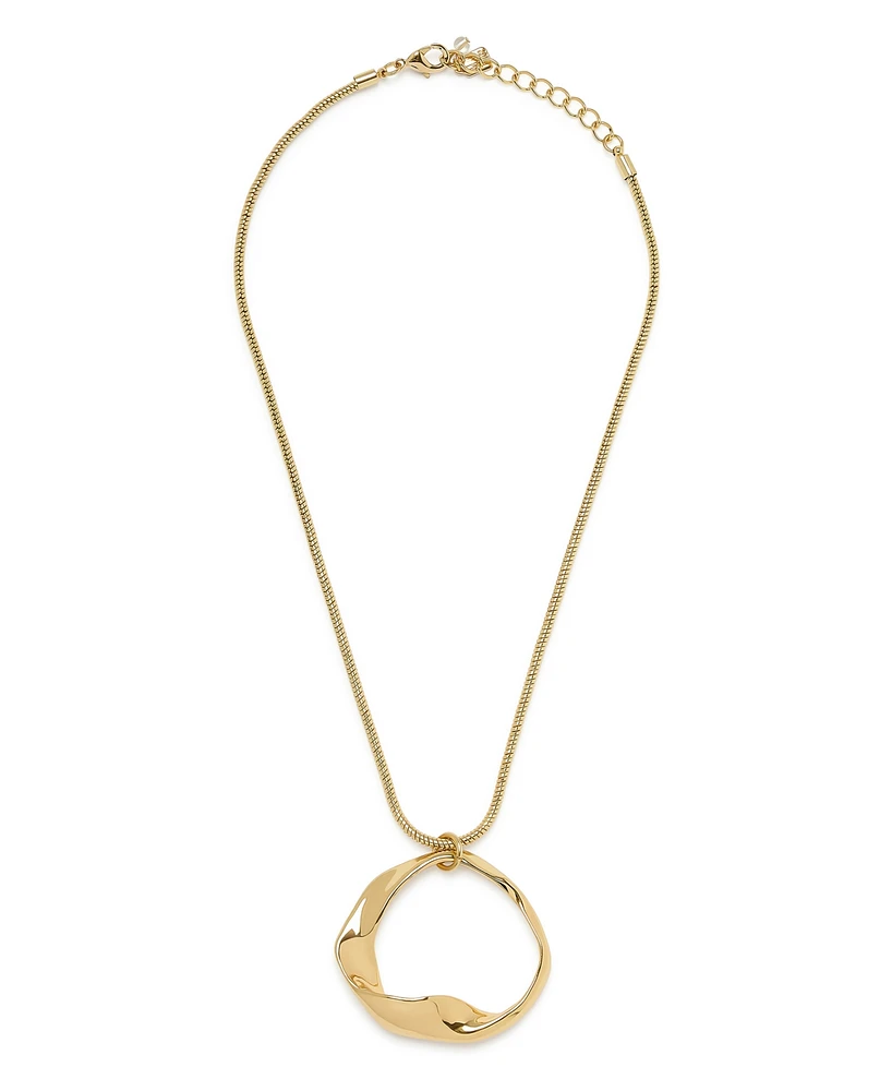 Robert Lee Morris Soho Sculpted Link Pendant Necklace