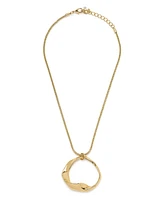 Robert Lee Morris Soho Sculpted Link Pendant Necklace
