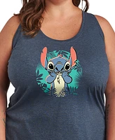 Hybrid Apparel Plus Lilo Stitch Graphic Tank Top