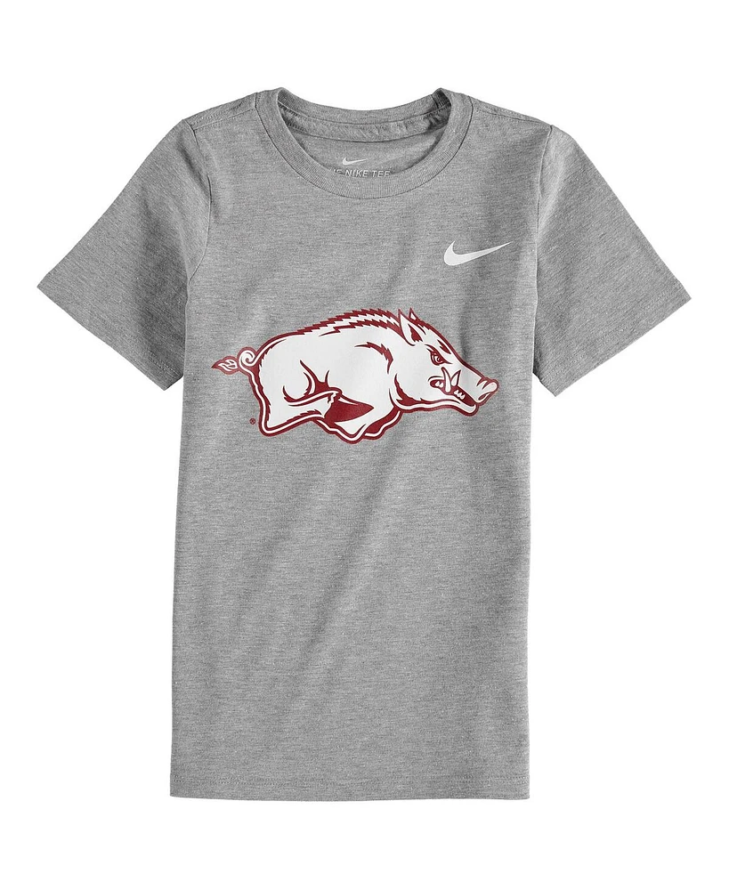 Nike Preschool Charcoal Arkansas Razorbacks Logo T-Shirt