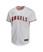 Nike Big Boys and Girls Travis d'Arnaud White Los Angeles Angels Home Game Player Jersey