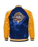 Mitchell & Ness Big Boys and Girls Navy 2000 Nba All-Star Game Satin Lightweight Raglan Full-Snap Jacket