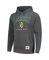 Mitchell & Ness Men's Gray Green Bay Packers Slot Pullover Hoodie
