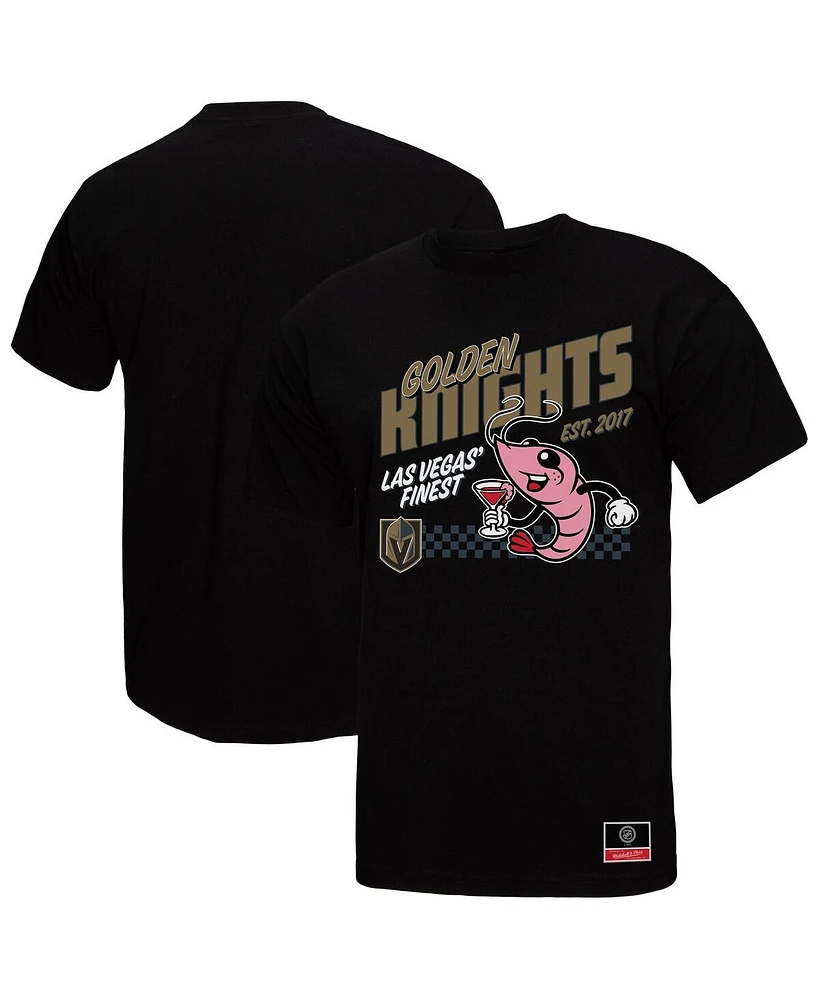 Mitchell & Ness Men's Black Vegas Golden Knights Local Food T-Shirt