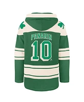 '47 Brand Men's Artemi Panarin Kelly Green New York Rangers St. Patrick's Day Player Name Number Lacer Pullover Hoodie