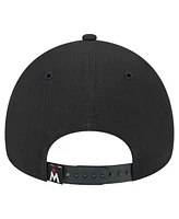 New Era Men's Black Minnesota Twins 9FORTY A-Frame Adjustable Hat