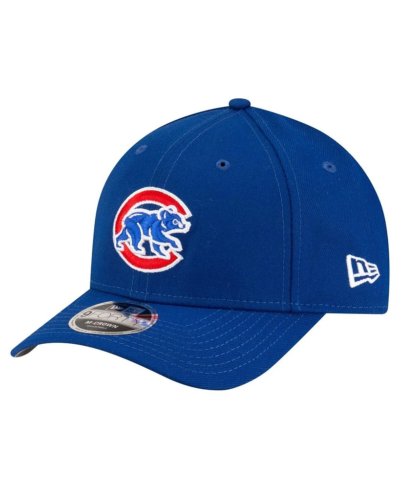 New Era Men's Royal Chicago Cubs Player Replica 9FORTY Adjustable Hat