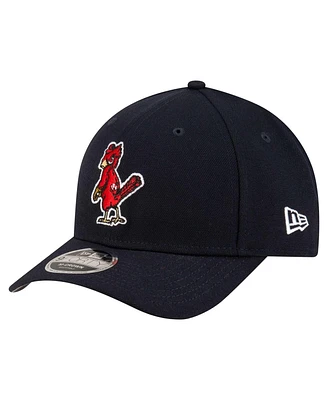 New Era Men's Black St. Louis Cardinals Player Replica 9FORTY Adjustable Hat