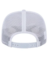 New Era Men's White Las Vegas Raiders Adventure Flamingo Pattern 9SEVENTY Stretch-Snap Hat