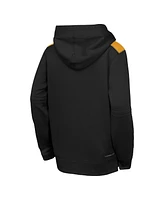 Nike Big Boys and Girls Black Pittsburgh Pirates City Connect Authentic Collection Performance Pullover Hoodie