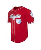 Pro Standard Men's Red Memphis Grizzlies 2024/25 City Edition Mesh Baseball Jersey