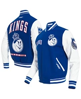 Pro Standard Men's Blue Sacramento Kings 2024/25 City Edition Wool Varsity Full-Zip Jacket