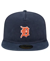 New Era Men's Black Detroit Tigers Championship Side Flag A-Frame 59FIFTY Fitted Hat