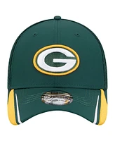New Era Men's Green Bay Packers Game Day Linear 39THIRTY Flex Hat