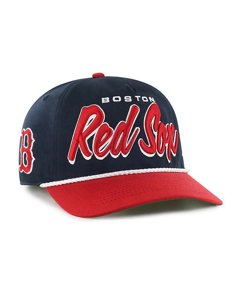 '47 Brand Men's Navy Boston Red Sox Drop Shadow Rope Hitch Adjustable Hat