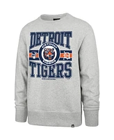 '47 Brand Men's Gray Detroit Tigers Letters Headline Pullover Sweatshirt