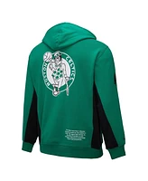 Mitchell & Ness Men's Kelly Green Boston Celtics Hardwood Classics Team Origins Fleece Pullover Hoodie