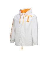 Mitchell & Ness Men's White Tennessee Volunteers Coaches Full-Snap Hoodie Jacket